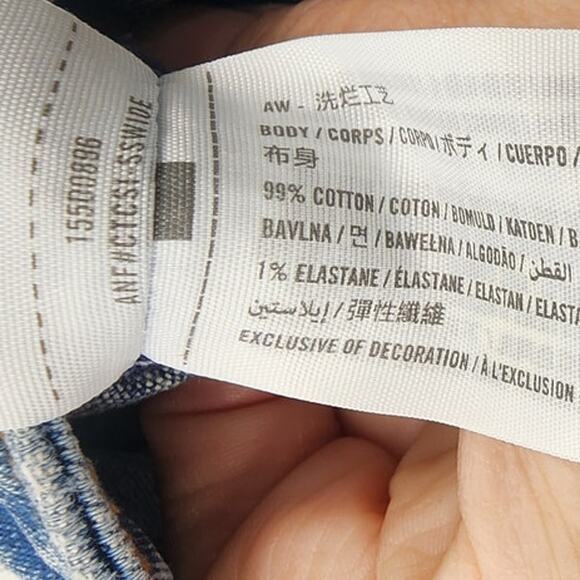 Abercrombie & Fitch The Skinny High Rise Jeans Medium Wash 28 6 S Curve Love - Picture 7 of 7